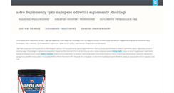 Desktop Screenshot of europa.astrowww.pl